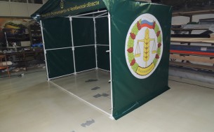 Палатка с нанесением логотипа